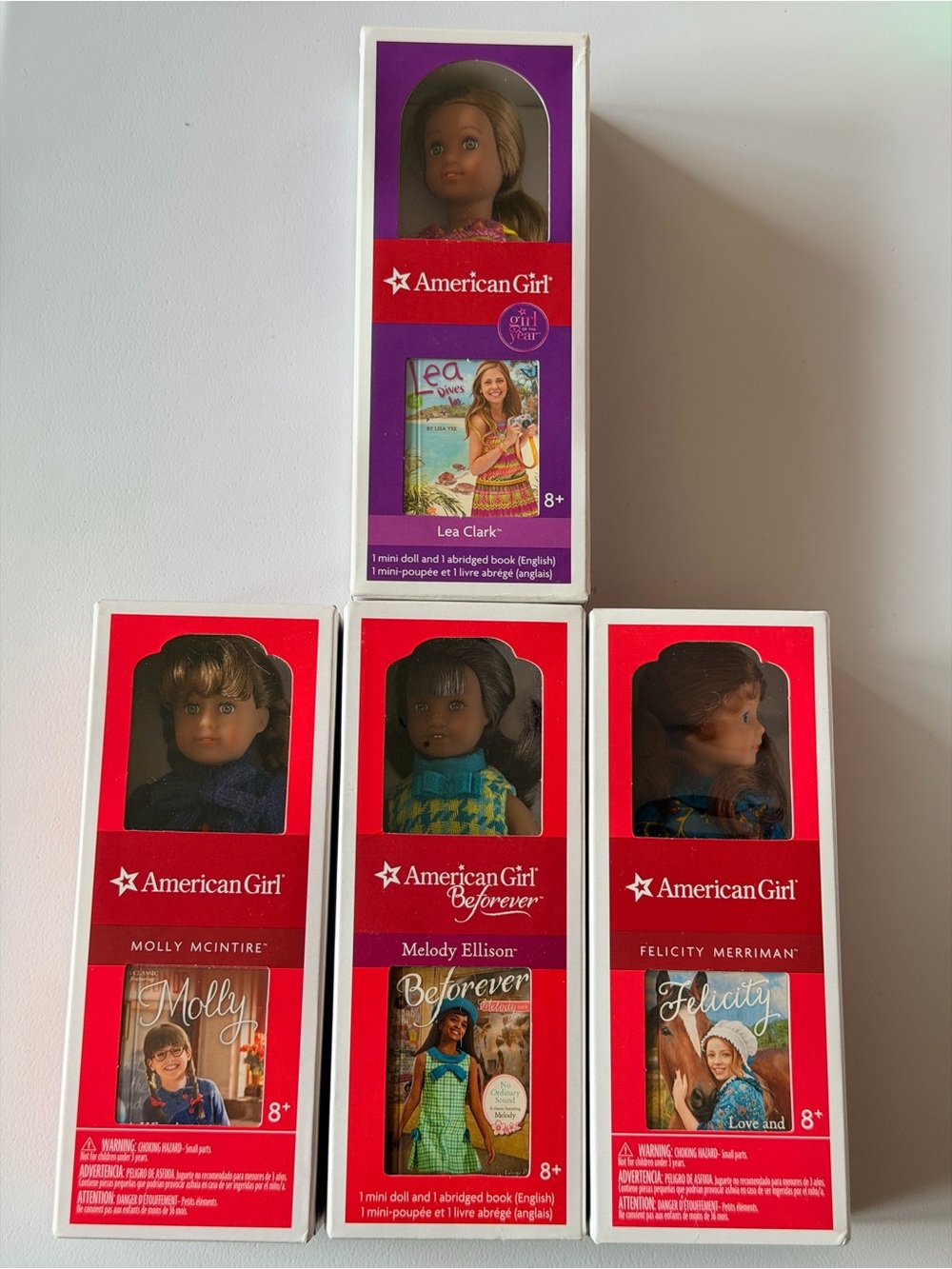 American Girl Collector’s Bundle – 4 Iconic Mini Dolls (NIB & Factory Sealed!)